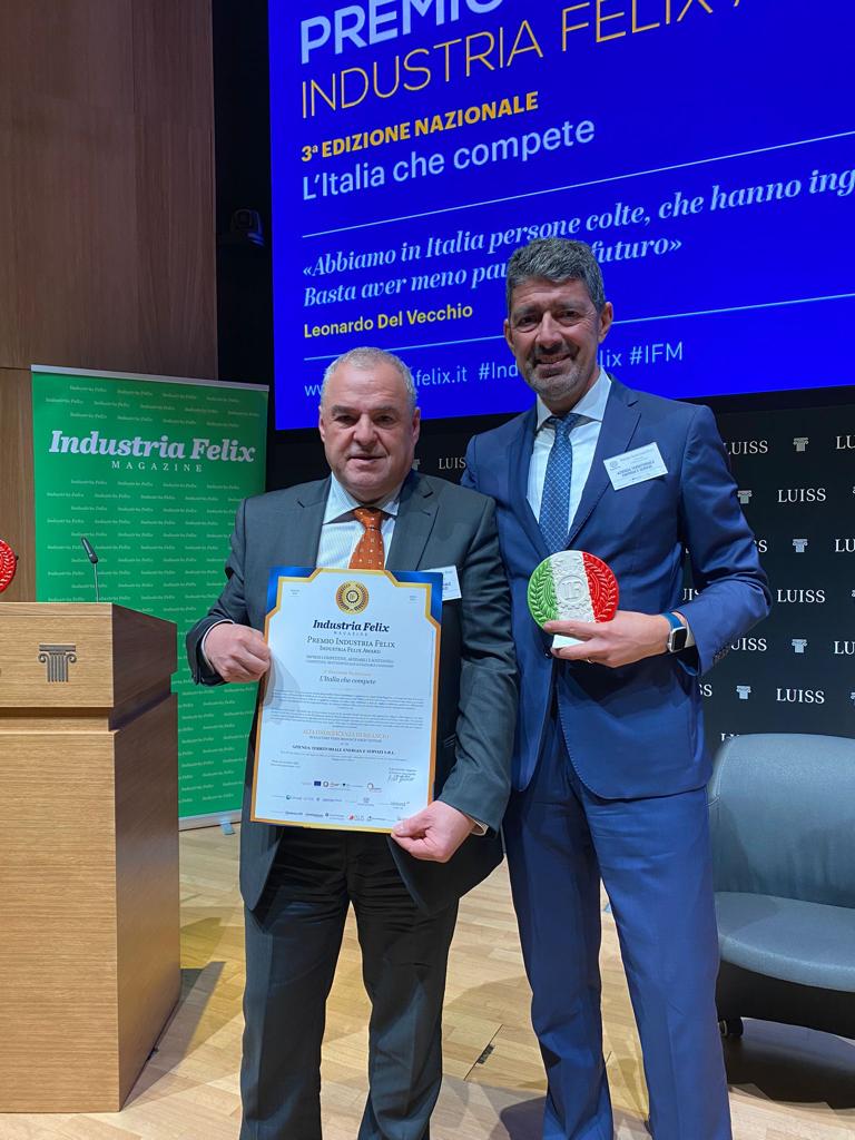 ATES premiata con alta onorificenza di bilancio – Industria Felix Award l’Italia che compete 2022