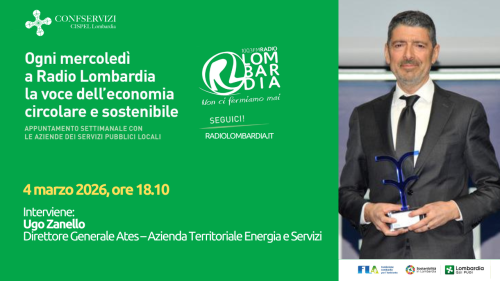 Il nostro Direttore Generale in diretta a Radio Lombardia